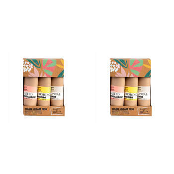 2x 3pc Scents Of Nature Hand Cream Trio Set Limited Edition 3x75ml