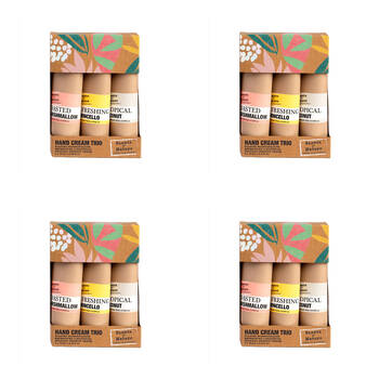 4x 3pc Scents Of Nature Hand Cream Trio Set Limited Edition 3x75ml