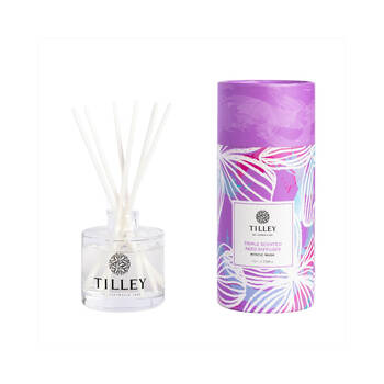 Tilley Classic White Mini Triple Scented Reed Diffuser Mystic Musk Scent 100ml