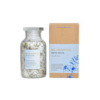 Aroma Natural Bath Salts Limited Ed. Be Mindful Lavender Bergamot & Ylang 550g