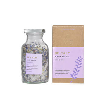 Aroma Natural Bath Salts Limited Edition Be Calm Lavender Bergamot & Ylang 550g