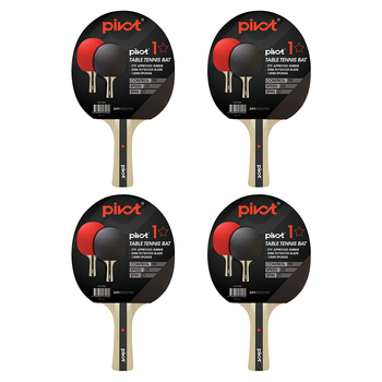 4PK Pivot 1 Star Table Tennis Racquet Sports Equipment