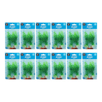 24pc Dudley's World Of Pets Aquarium Plant 10cm Assorted
