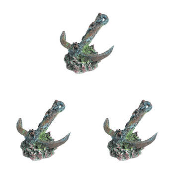 3PK Dudley's World Of Pets Anchor Tank/Aquarium Decoration