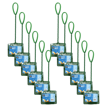 12PK Dudley's World Of Pets Aquarium Fish Transfer Net 4 Inch