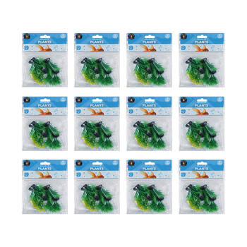 48pc Dudley's World Of Pets Aquarium Foreground Plants Decor - Green