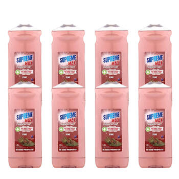 8PK Supreme Hospital Disinfectant Pine Surface Cleaner 1.2L