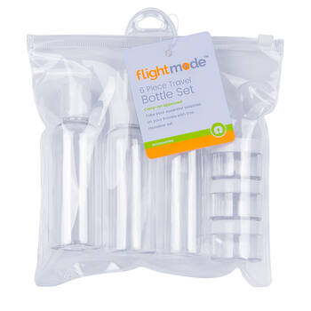 6pc Flight Mode Travel Bottle Set