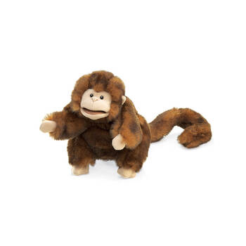 Folkmanis Monkey Hand Puppet 15x25cm Kids Toy - Brown 3y+