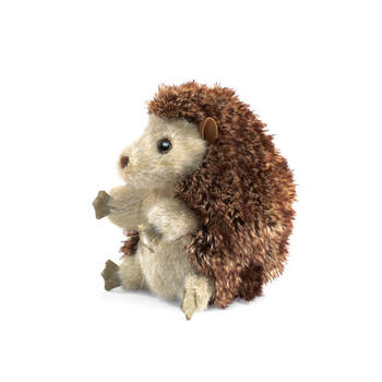 Folkmanis Hedgehog Puppet 13x18cm Kids Toy - Brown 3y+