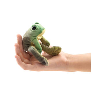 4pc Folkmanis Mini Sitting Frogs Finger Puppet 13cm Kids Toy 3y+