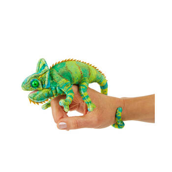 3pc Folkmanis Mini Chameleon Finger Puppet Kids Toy 3y+