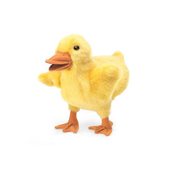 Folkmanis Duckling Hand Puppet 25x23cm - Yellow 3y+