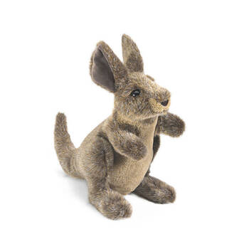 Folkmanis Small Kangaroo Hand Puppet 30x25cm Animal Toy Kids 3y+