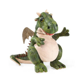 Folkmanis Friendly Dragon Hand Puppet 41cm Kids Toy Green 0m+