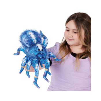 Folkmanis Blue Tarantula Hand Puppet 41cm Kids Toy 3y+