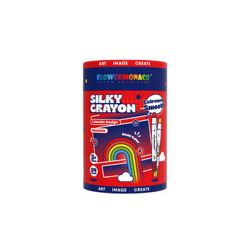 24pc Flower Monaco Silky Crayons Washable Art & Craft Kids/Children - 3y+