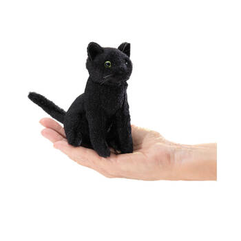 3pc Folkmanis Mini Black Cat Finger Puppet Kids Toy 3y+