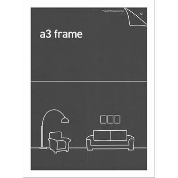 Impact Merch Classic Picture Frame Fits A3 Print 42x30cm - White