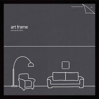 Impact Merch Classic Picture Frame Fits 50x50cm Print - Black