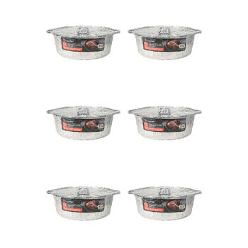 6PK Topchef Aluminum Foil Pot Kitchen Food Storage w/ Lid 33cm