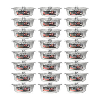 24PK Topchef Aluminum Foil Pot Kitchen Food Storage w/ Lid 39cm