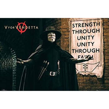 Impact Merch V For Vendetta Poster 91.5x60cm Home/Room Decor