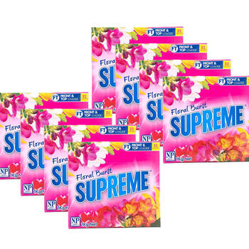 8PK Supreme Floral Burst Laundry Washing Powder Detergent Cleaner 1kg