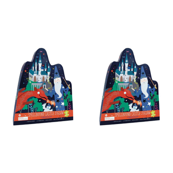2x 40pc Floss & Rock Shaped Jigsaw Puzzle 55x58cm Spellbound 3+