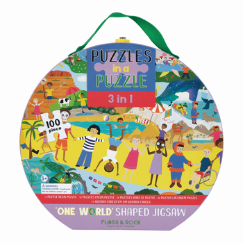 100pc Floss & Rock Puzzle Children of the World 5+