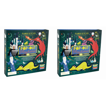 2PK  Floss & Rock Pop Out Playscene Spellbound 20cm Educational Game 3+