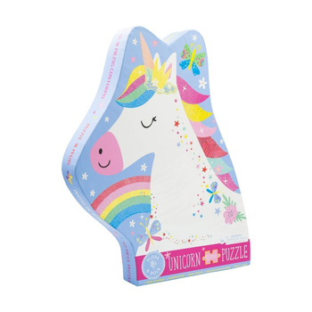 40pc Floss & Rock Shaped Jigsaw Puzzle 55x58cm Unicorn 3+