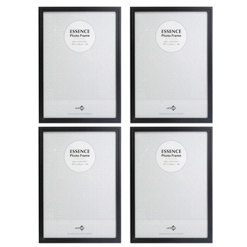 4PK Unigift Essence 30x42cm MDF/Glass A3 Picture Frame - Assorted