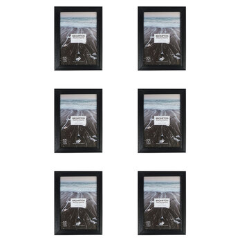 6PK Unigift Brompton Home Photo/Picture Frame A4 Assorted