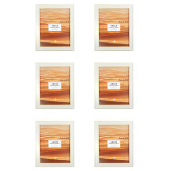 6PK Unigift Mecca Home Photo/Picture Frame 20x25cm Assorted