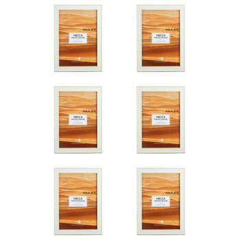 6PK Unigift Mecca Home Photo/Picture Frame A4 Assorted