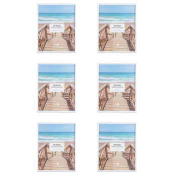 6PK Unigift Byron Home Photo/Picture Frame 20x25cm Assorted