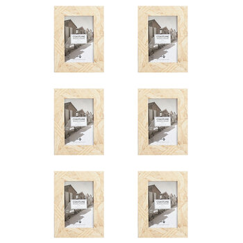 6PK Unigift Coastline Home Photo/Picture Frame 10x15cm Assorted
