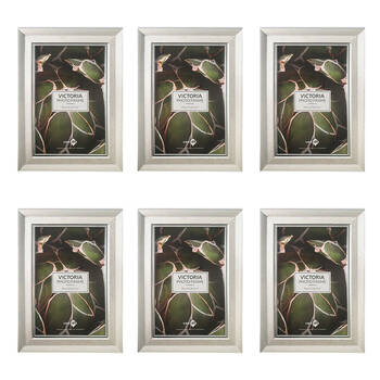 6PK Unigift Victoria Glass Home Decor Picture Photo Frame A4 Assorted