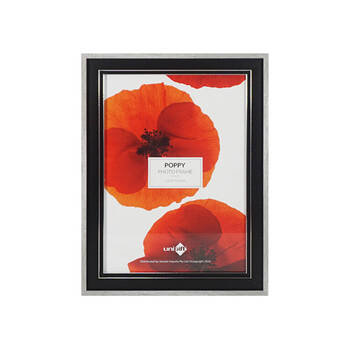 8PK Unigift Poppy A4 Photo Frame Picture Holder 21x29cm - Black/Grey