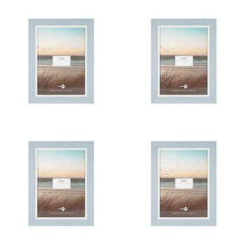 4PK Unigift Dune A4 Photo Frame Picture Holder 21x29.7cm - Blue