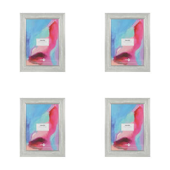 4PK Unigift Haven A4 Photo Frame Picture Holder 21x29cm - Grey