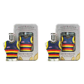 2PK AFL Adelaide Eau De Toilette 100ml Natural Spray Fragrance
