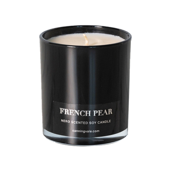 Canningvale Nero Medium 9cm Scented Soy Wax Candle French Pear