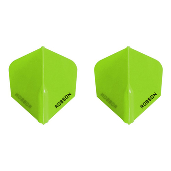 2x 3pc Robson Plus Dart Flights Standard Set - Green