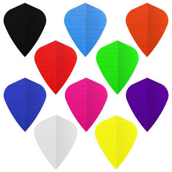 10x 3pc Formula Sports Long Life Fabric Dart Flights Kite Shape Assorted