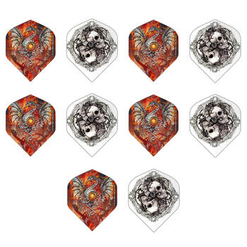 10x 3pc Formula Sports Alchemy Dart Flights Standard Shape Assorted