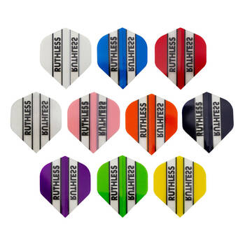 10x 3pc Formula Sports Ruthless Plain Dart Flights Standard Shape Assorted