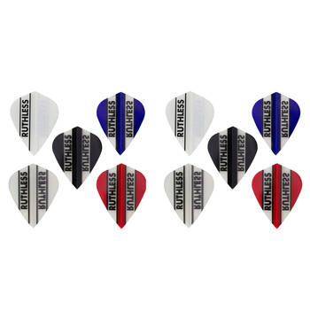 10x 3pc Formula Sports Ruthless Plain Dart Flights Kite Shape Assorted