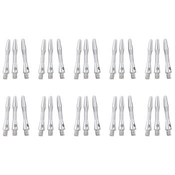 10x 3pc Formula Sports Nylon Dart Shafts Stems Extra Short 30mm Silver